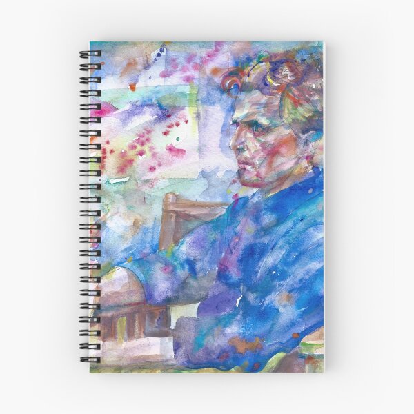 Item preview, LUDWIG WITTGENSTEIN watercolor portrait .10 designed and sold by lautir.