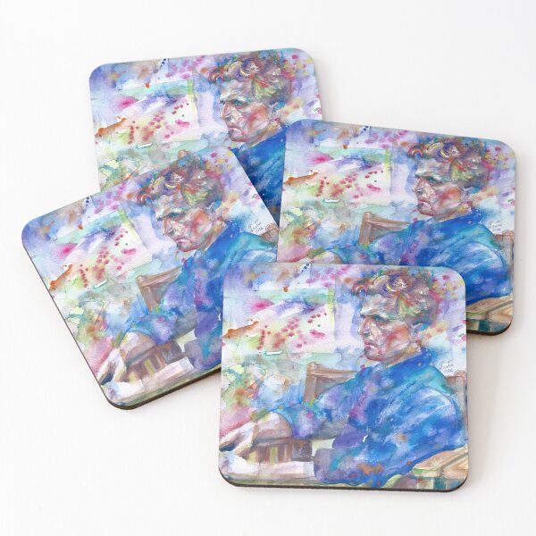 Item preview, LUDWIG WITTGENSTEIN watercolor portrait .10 designed and sold by lautir.