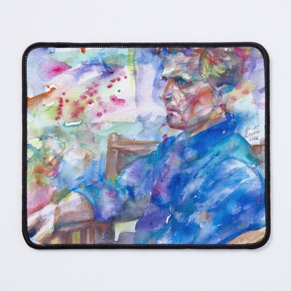 Item preview, LUDWIG WITTGENSTEIN watercolor portrait .10 designed and sold by lautir.