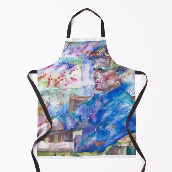 Item preview, LUDWIG WITTGENSTEIN watercolor portrait .10 designed and sold by lautir.
