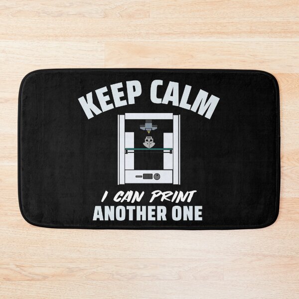 Item preview, Keep calm I can print another one white and grey font designed and sold by NerdnGeekshop.