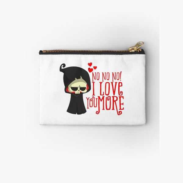 Item preview, Funny Creepy Horror Valentine Scary Grim Reaper No I love You More Halloween Lovers designed and sold by GGDesignArt.