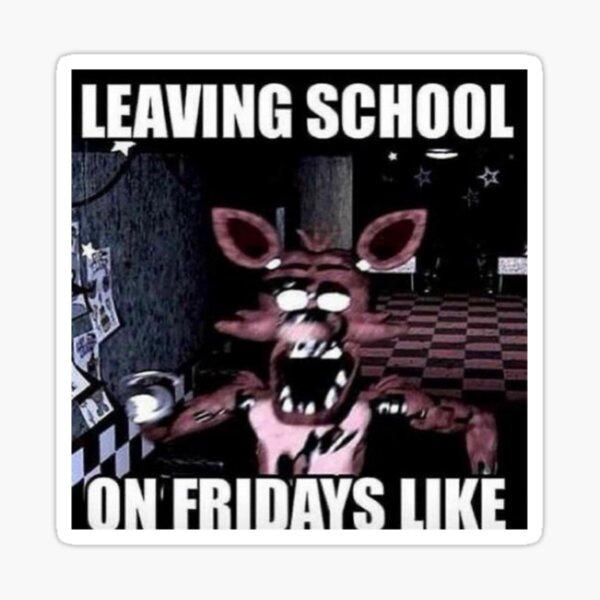 Vista previa del artículo con la obra «memes de fnaf», diseñado y vendido por Arielwood.