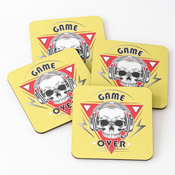 Item preview, GAME OVER - PLAYER - SKULL designed and sold by FastHub.
