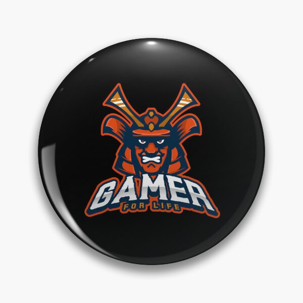 Item preview, Gamer for Life with Angry Samurai designed and sold by PRIVARSHU.
