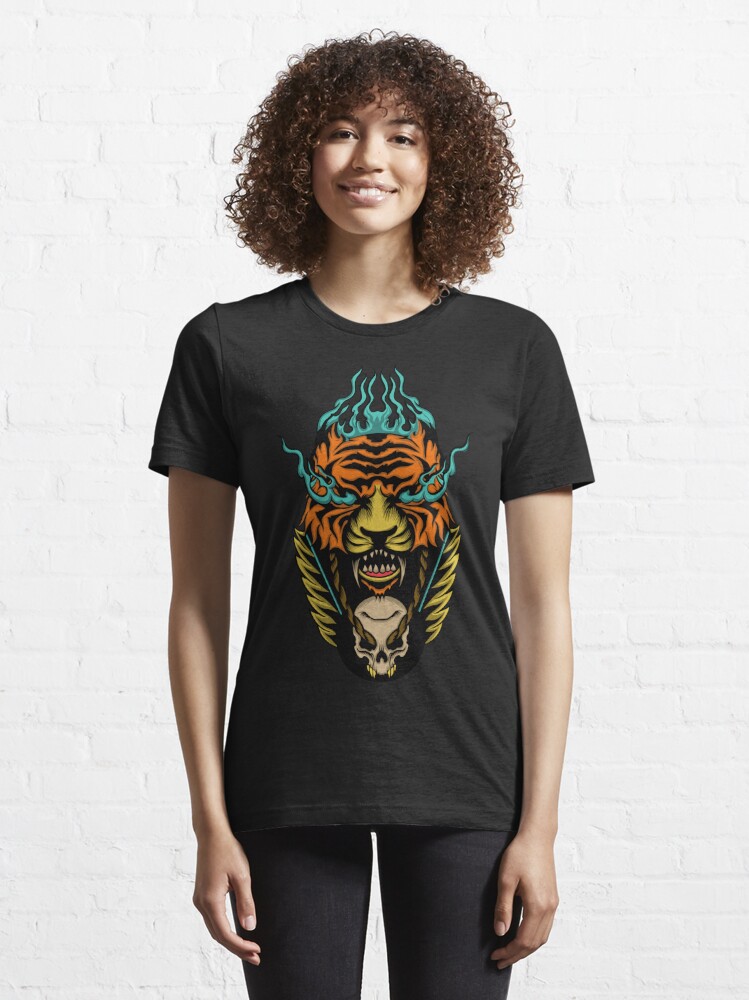 Bengal Tiger Head T-shirt Women's -SPIdeals Designs