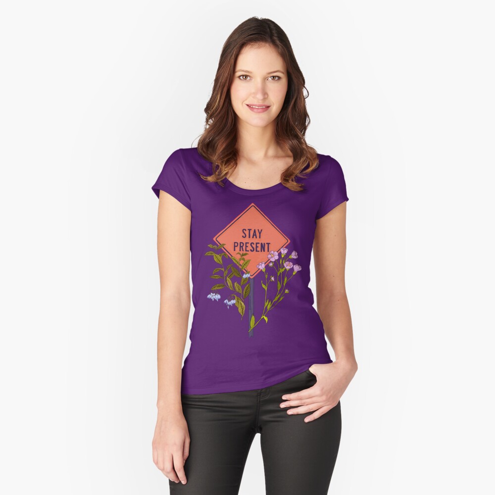 Item preview, Fitted Scoop T-Shirt designed and sold by fabfeminist.