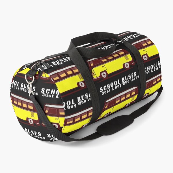 Item preview, Just a Boy Who Loves School Buses designed and sold by samfromsamuel ⭐⭐⭐⭐⭐.