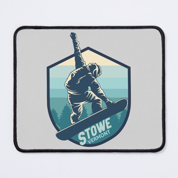 Item preview, Stowe Vermont USA Ski Skiing East Coast Sticker T-Shirt 02 designed and sold by OuterShellUK.