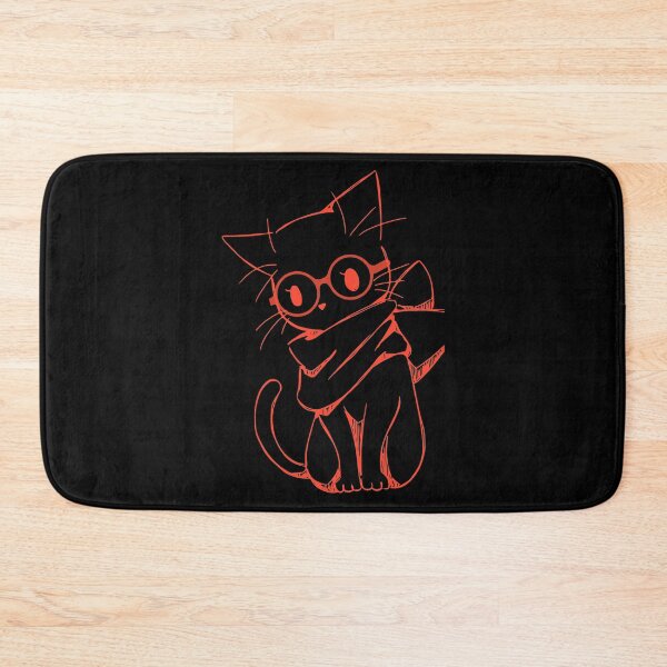 Item preview, CUTE CAT SILHOUETTE WITH SHADES AND SCARF - Funny Cat Pictures  designed and sold by FunnyCatsFam.