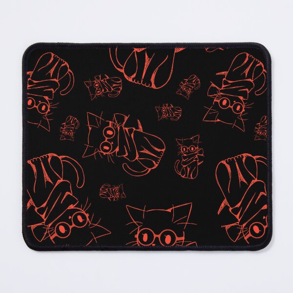 Item preview, CUTE CAT SILHOUETTE WITH SHADES AND SCARF - Funny Cat Pictures designed and sold by FunnyCatsFam.