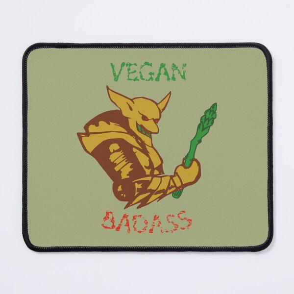Item preview, Vegan badass (demon) funny cool veggie lover designed and sold by SolidEarthArt.