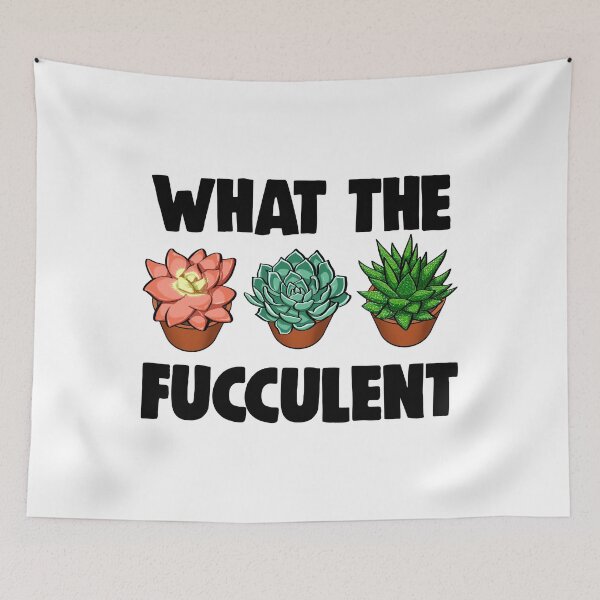 Item preview, What the Fucculent blkack designed and sold by Bendthetrend.