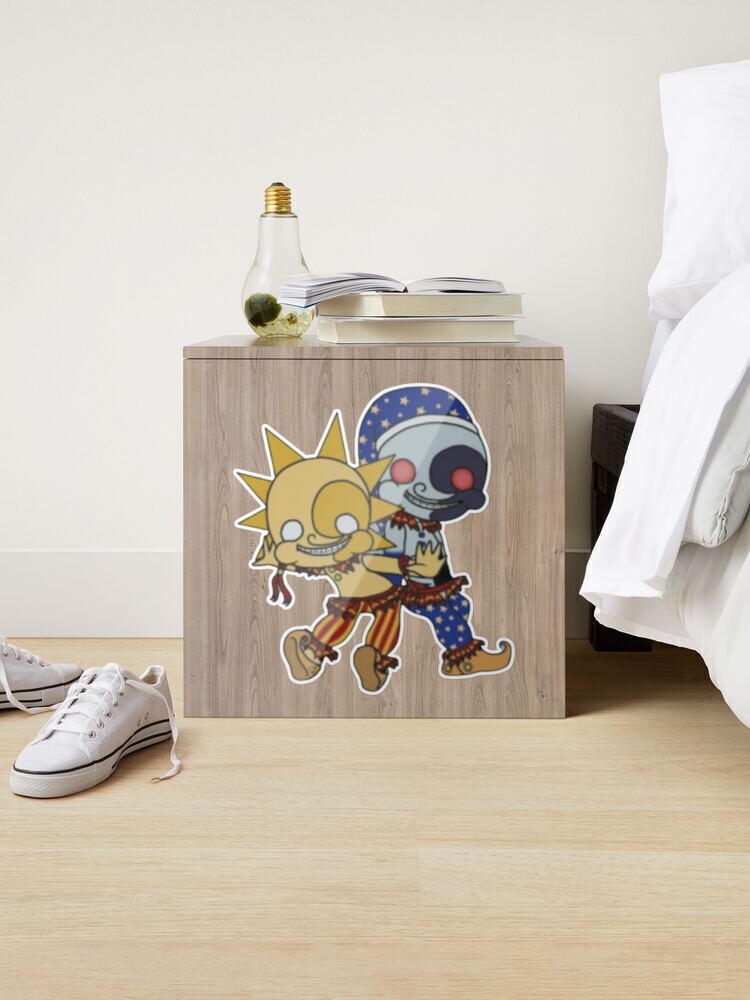 FNAF:SB Sun and Moon Animatronics Chibi Stickers -  Finland