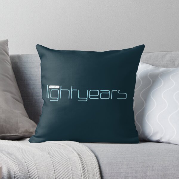 Travel in Light Years Throw Pillow