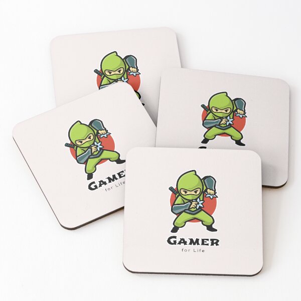 Item preview, Gamer for Life with Shuriken Silent Ninja designed and sold by PRIVARSHU.