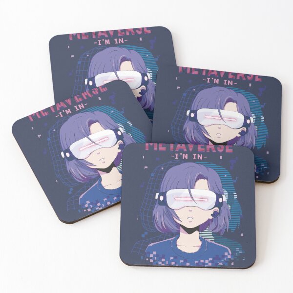 Item preview, Metaverse cool anime girl Virtual Reality  designed and sold by FunsillyShop.