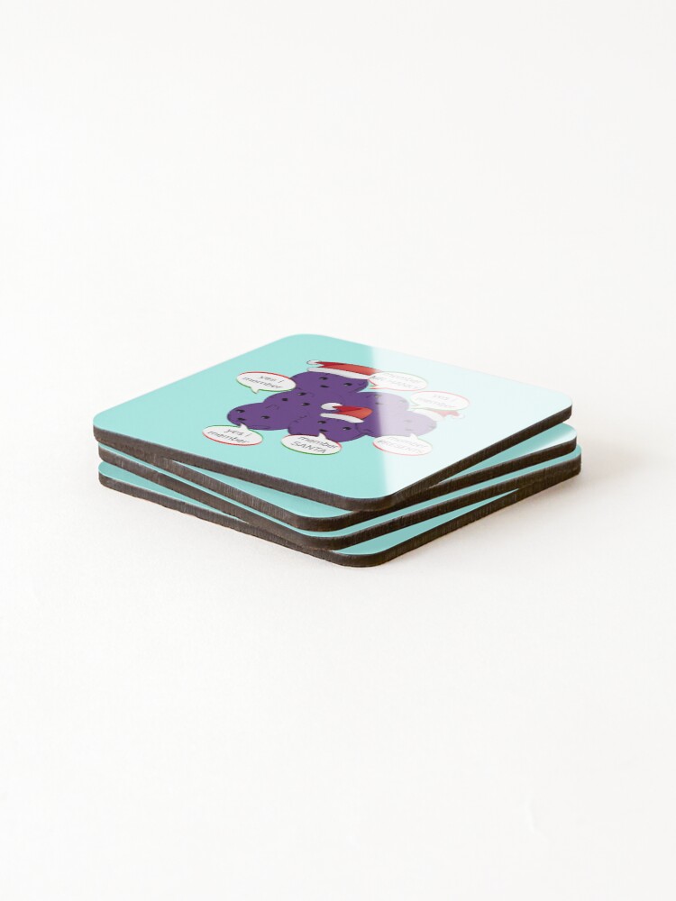Thumbnail 4 of 5, Coasters (Set of 4), MEMBERBERRIES MEMBER CHRISTMAS designed and sold by RGoRebel.
