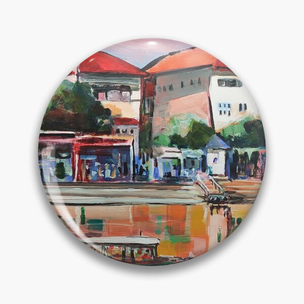 Item preview, Singapore River, acrylic painting  designed and sold by Almondtree.