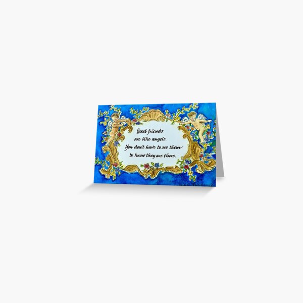 Item preview, Good Friends Are Like Angels designed and sold by Sallie Thalhimer.