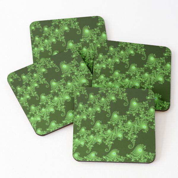 Item preview, Starry Seahorses in Green - Fractal Design designed and sold by ThePaintingRat.