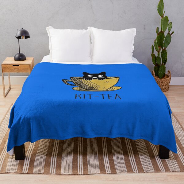 Item preview, Kit-Tea Funny Cat Lover Essential T-Shirt designed and sold by ReneWilde.