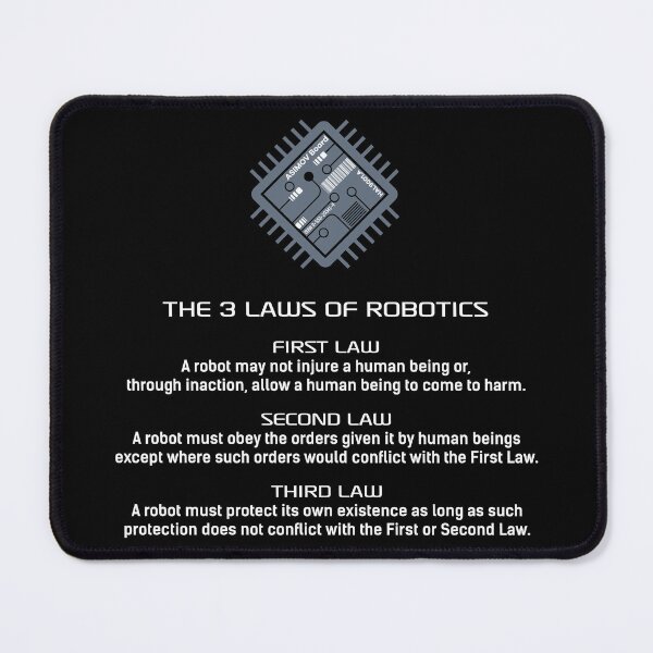 Item preview, THREE LAWS OF ROBOTICS, ASIMOV TRIBUTE designed and sold by angelisart.