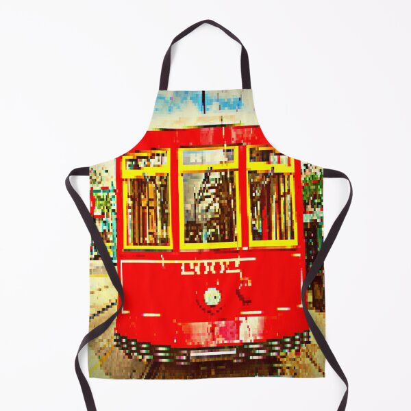 Item preview, New Orleans Red Trolley - Pixel Art designed and sold by ramazis.