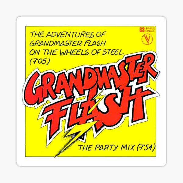 Grandmaster Flash and The Furious Five The Message Album Cover Sticker