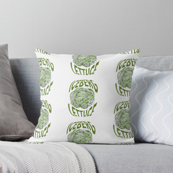 Item preview, ICEBERG LETTUCE! watercolour graphic text  designed and sold by Dopamine Dumpster.