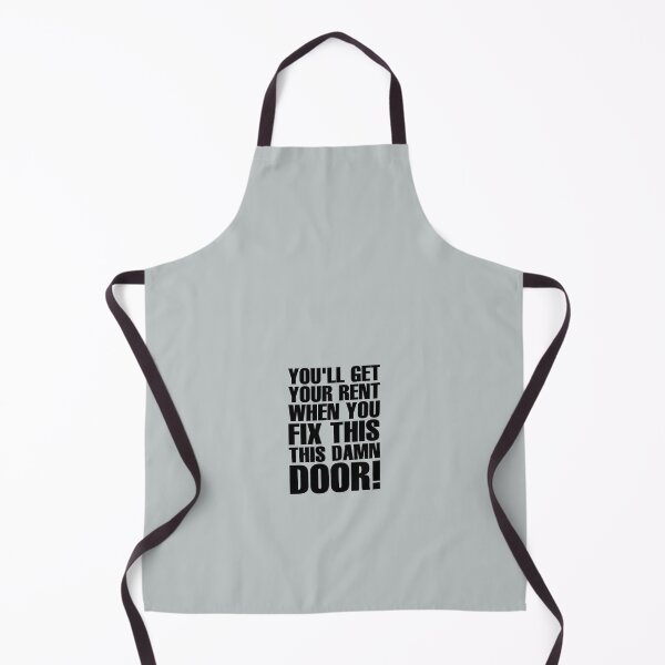 Item preview, Youll Get Your Rent When You Fix This Damn Door! - Black designed and sold by VictoriaWrigh.