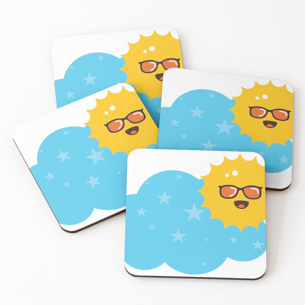 Item preview, Beautiful Sticker with sun glasses smile! designed and sold by 7-Studio.