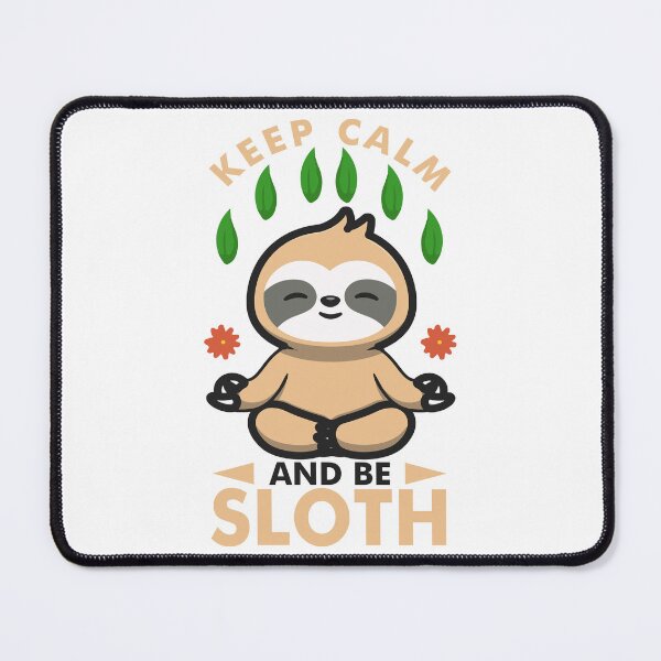 Item preview, keep calm and be sloth-funny animals typography designed and sold by Hartics.