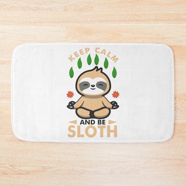 Item preview, keep calm and be sloth-funny animals typography designed and sold by Hartics.