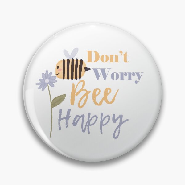 Item preview, Don't worry, bee happy cute design designed and sold by Allison Scianna.