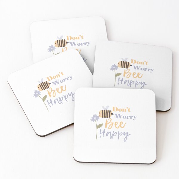 Item preview, Don't worry, bee happy cute design designed and sold by Allison Scianna.