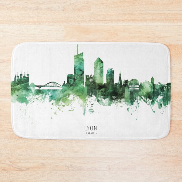 Item preview, Lyon France Skyline designed and sold by ArtPrints.