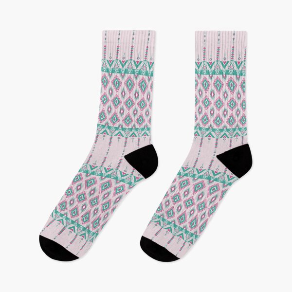 Item preview, Ethnic pattern Seamless Texture Green Pink designed and sold by RisaArt22.