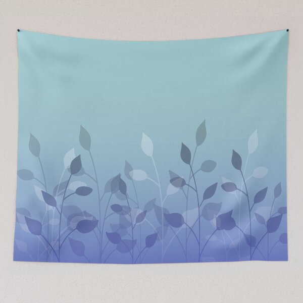 Item preview, Delicate Leaves Ombre designed and sold by ChantalDesign.