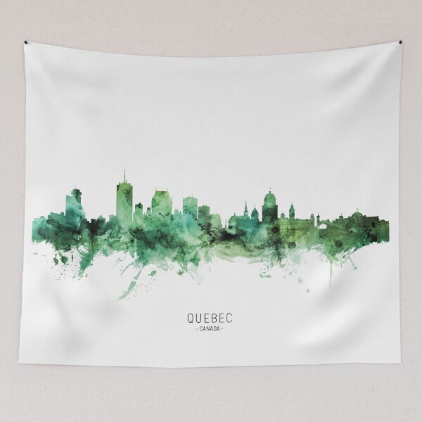 Item preview, Quebec Canada Skyline designed and sold by ArtPrints.
