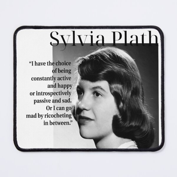 Item preview, Sylvia Plath - Portrait on Self designed and sold by VioMil.