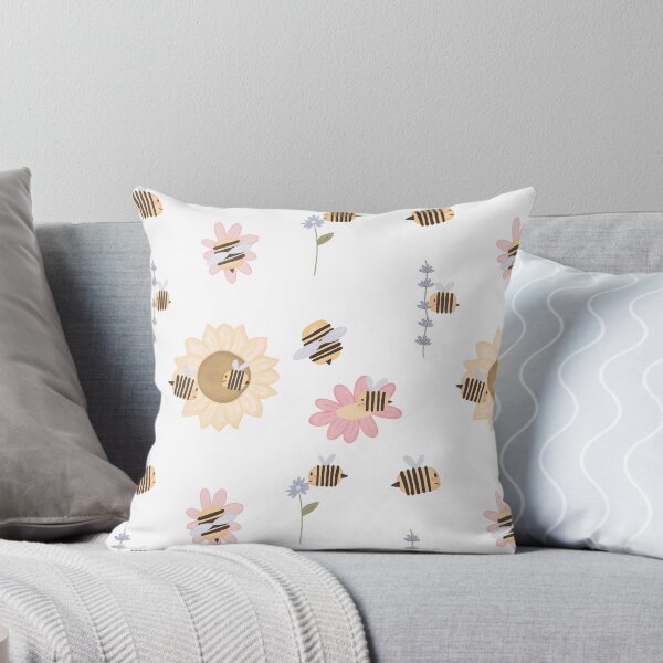 Item preview, Patrón de abeja dibujado a mano designed and sold by Allison Scianna.