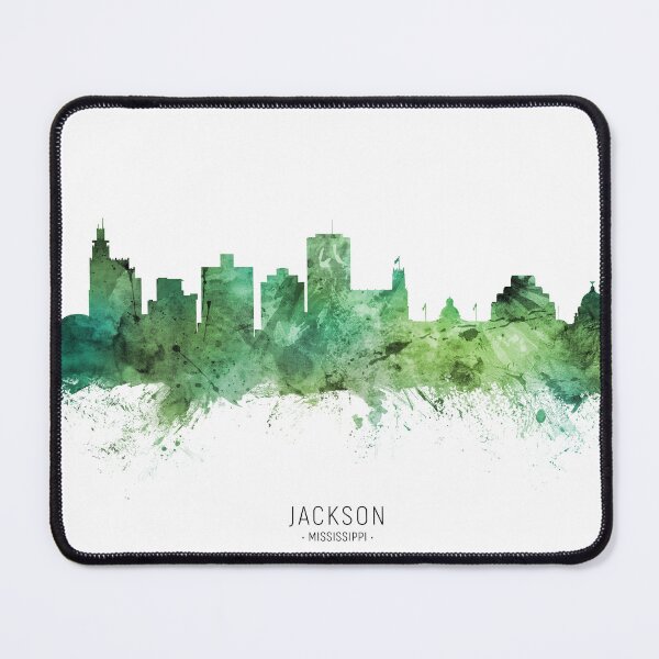 Item preview, Jackson Mississippi Skyline designed and sold by ArtPrints.