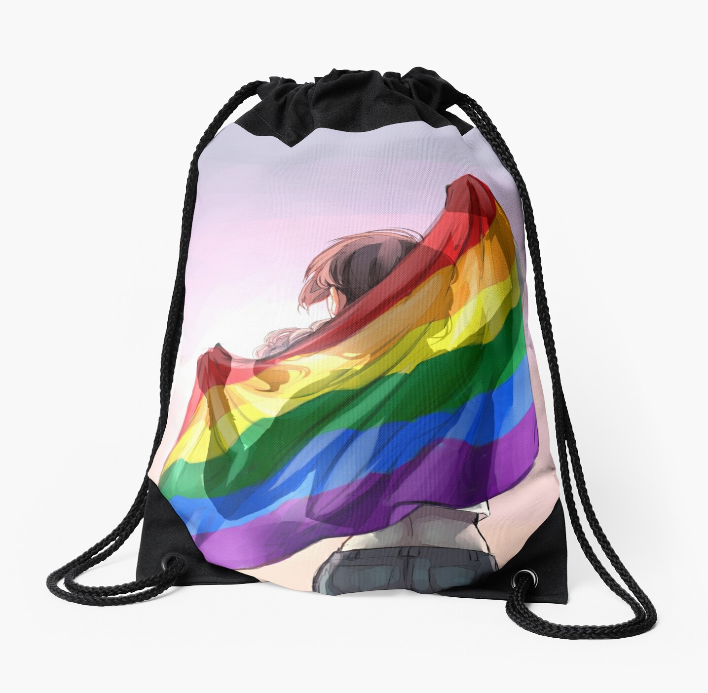 pride drawstring bag