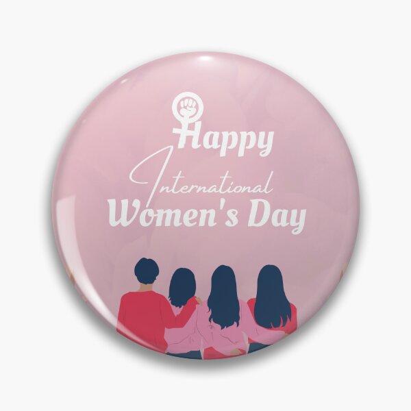 Item preview, Floral Happy International Women's Day - Women Support Women designed and sold by adoredigitals.