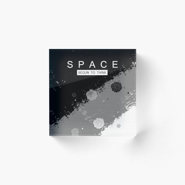 Aperçu de l'œuvre Mots condescendants, l'espace a commencé à penser créée et vendue par EWIKA By Ekawit.