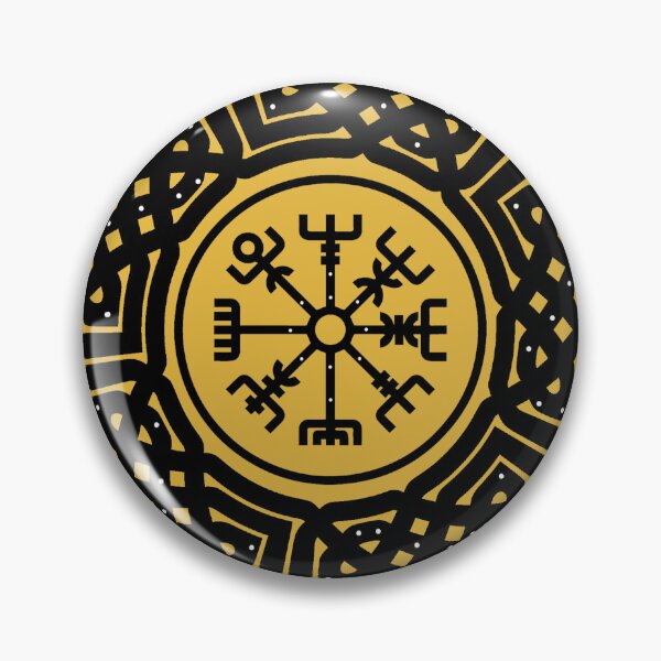 Item preview, Vegvisir Viking Compass Symbol  designed and sold by GrimalkinStudio.