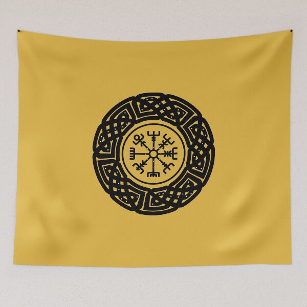 Item preview, Vegvisir Viking Compass Symbol  designed and sold by GrimalkinStudio.