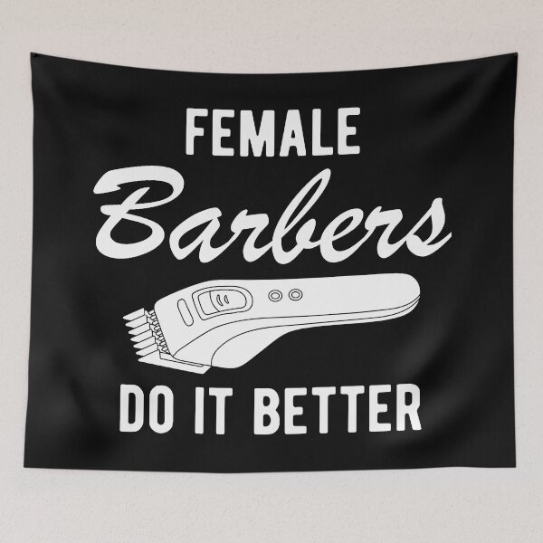Item preview, Barbershop Female Barber designed and sold by ReignGFX.
