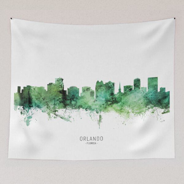 Artikelvorschau, Orlando Florida Skyline entworfen und verkauft von ArtPrints.